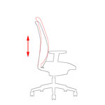 Регулировка высоты спинки кресла reMIX