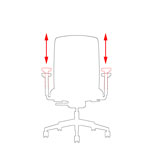 Регулировка высоты подлокотников кресла reMIX