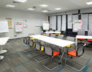 Столы системы INMOTU в agile-зоне офиса X5 Retail Group